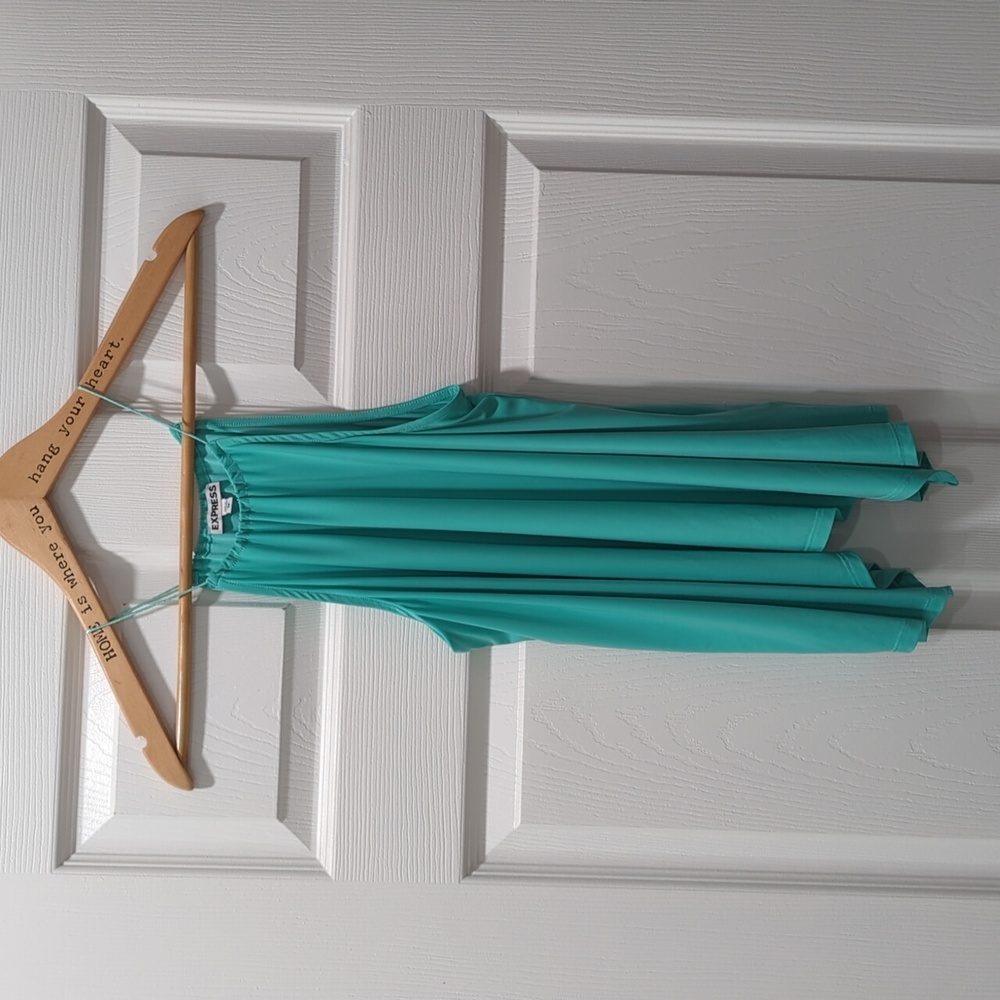 Seafoam Blue Green Express Top Size XS